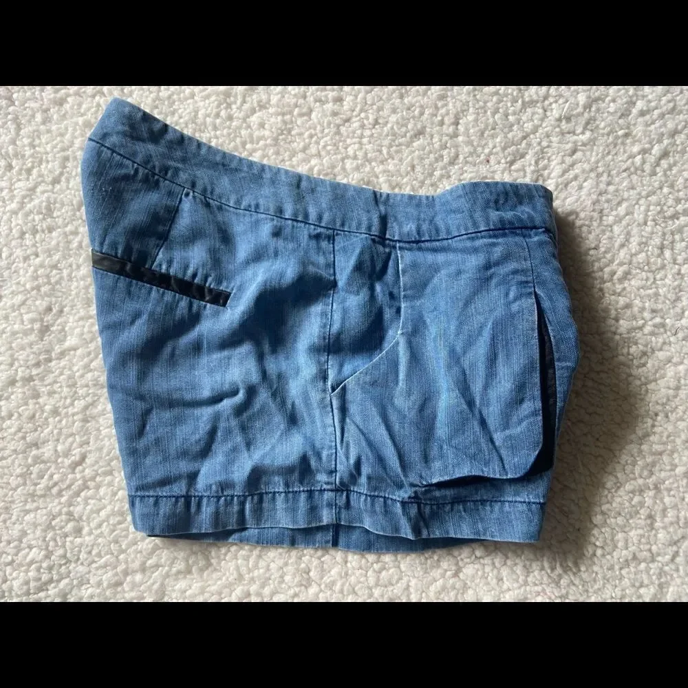 Funktional  100% leather Detail Shorts